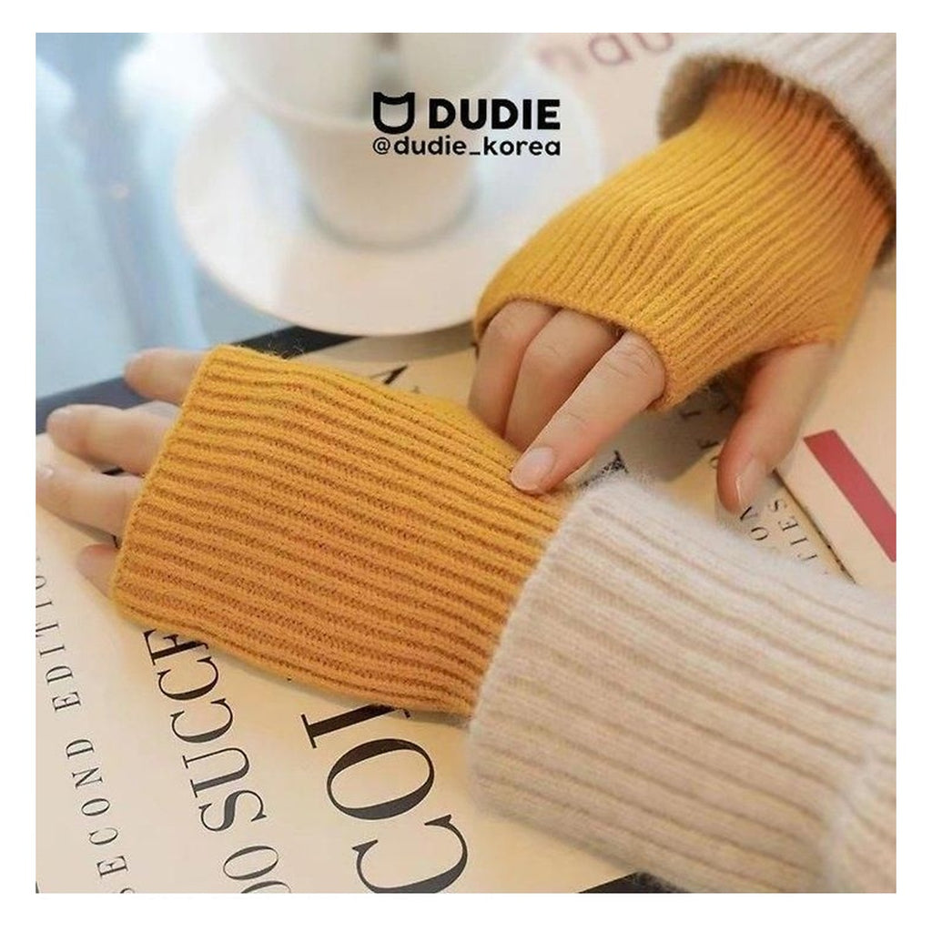 DUDIE ニットアームウォーマー FREE