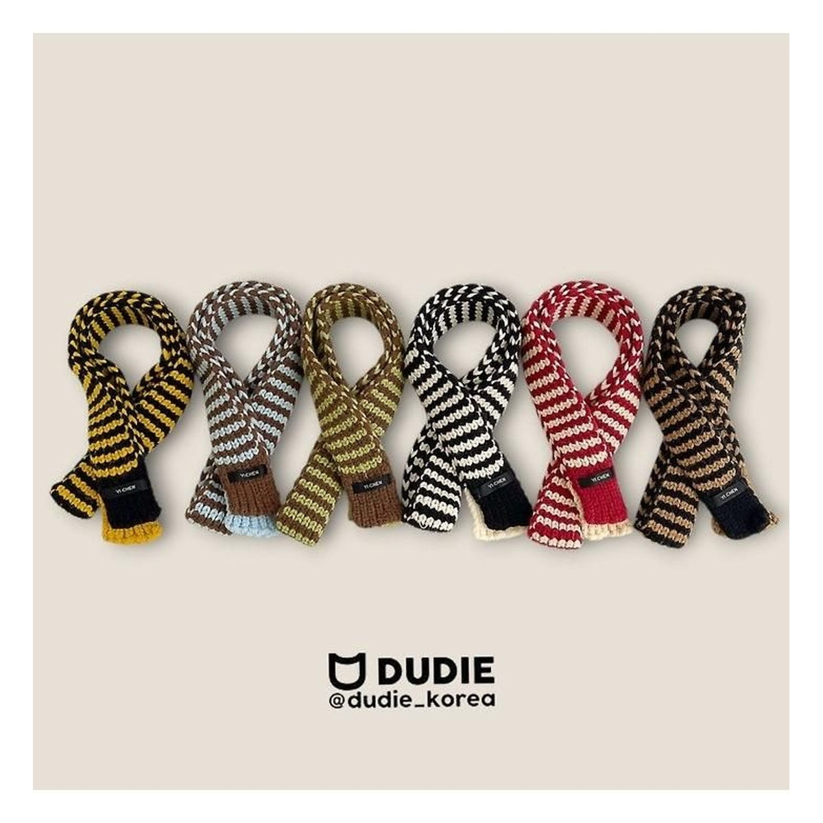 DUDIE ロングスリムネックウォーマー FREE
