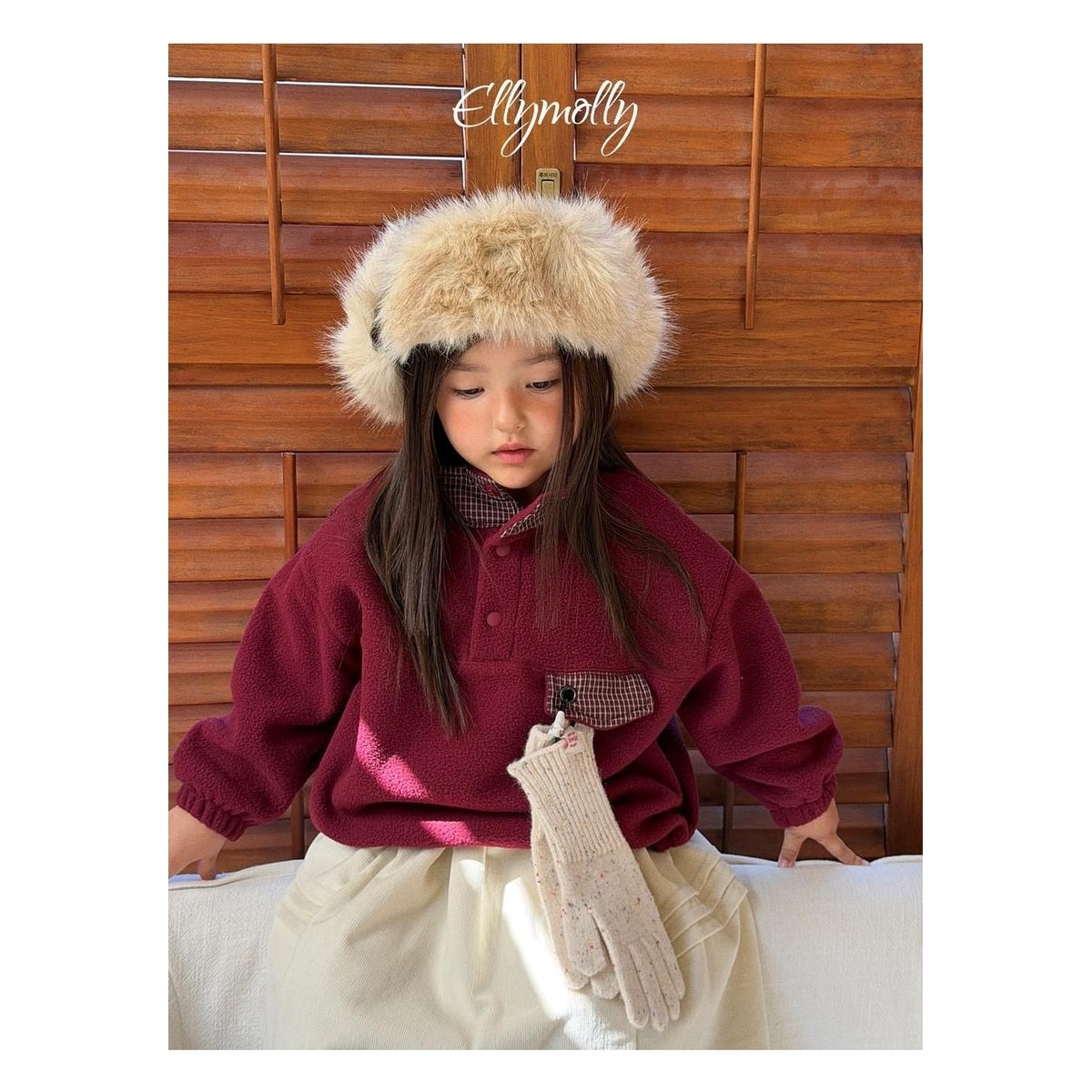 Elly molly エスキモーファーパディング