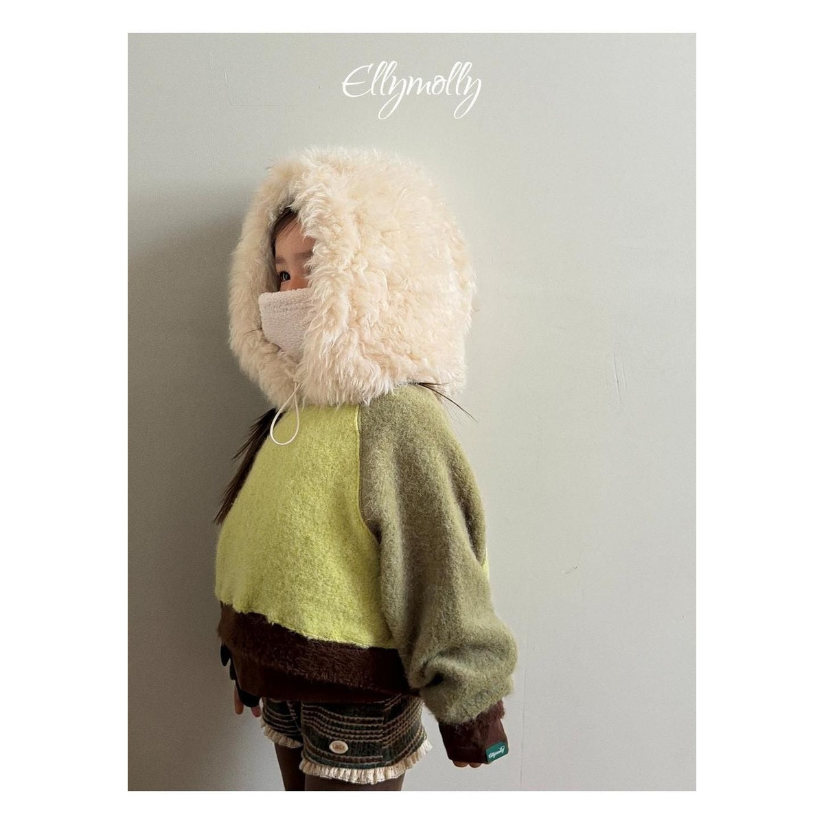 Elly molly フラッフィーフードウォーマー