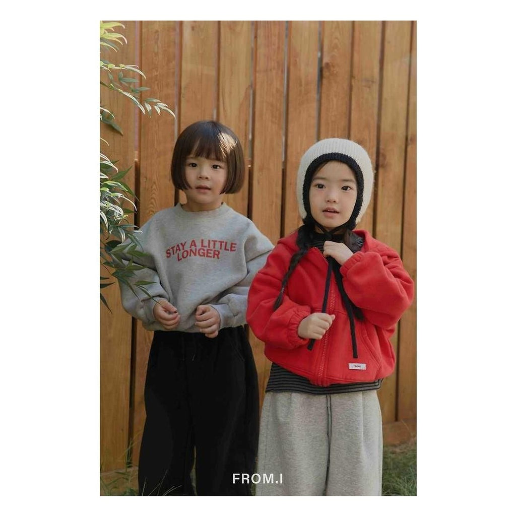 FROM I 起毛ワイドスウェットパンツ