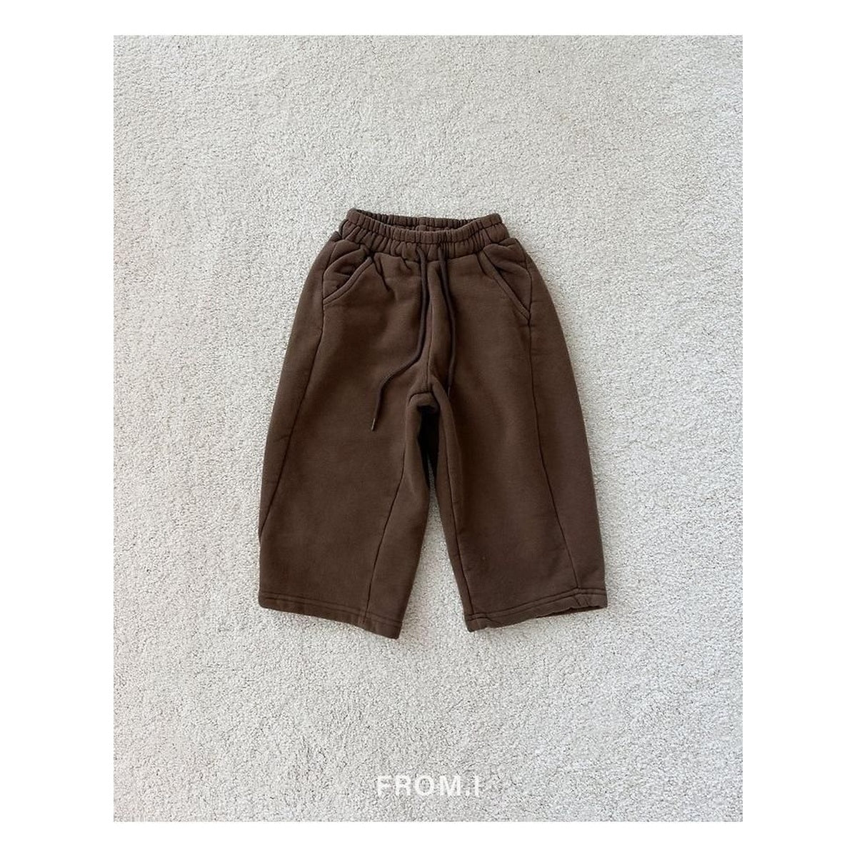 FROM I カーブ裏起毛パンツ