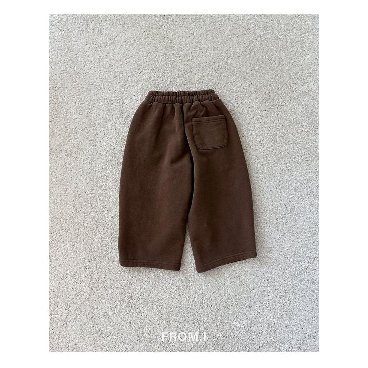 FROM I カーブ裏起毛パンツ