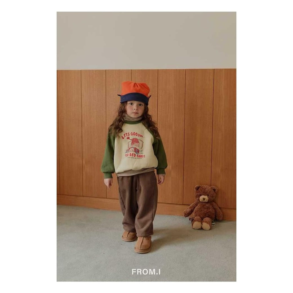 FROM I カーブ裏起毛パンツ