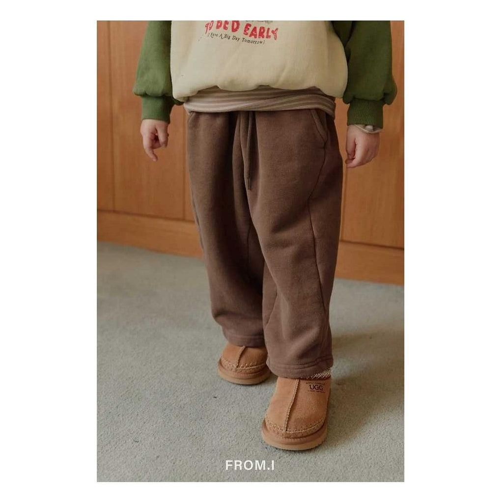 FROM I カーブ裏起毛パンツ