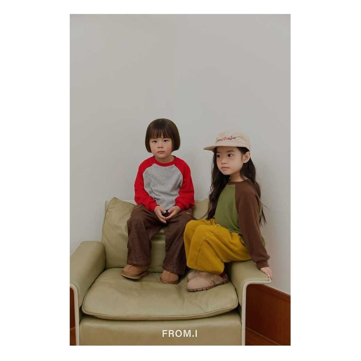 FROM I カーブ裏起毛パンツ