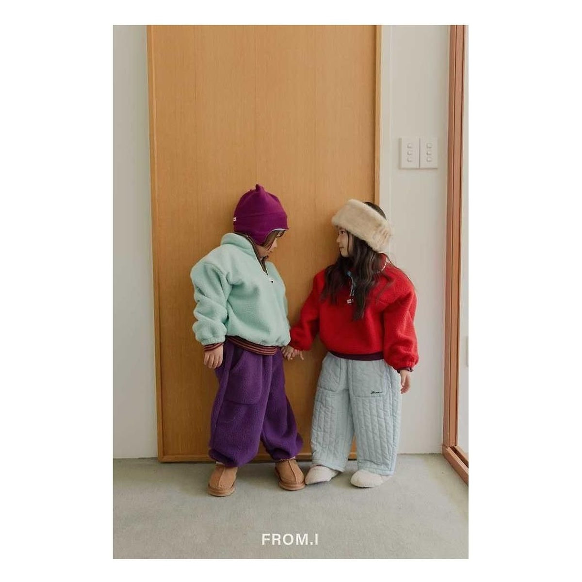 FROM I パステルキルティングパンツ