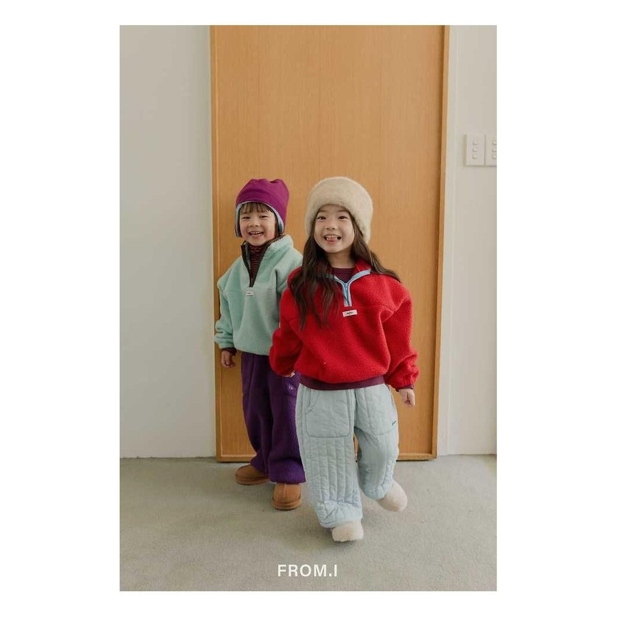 FROM I パステルキルティングパンツ
