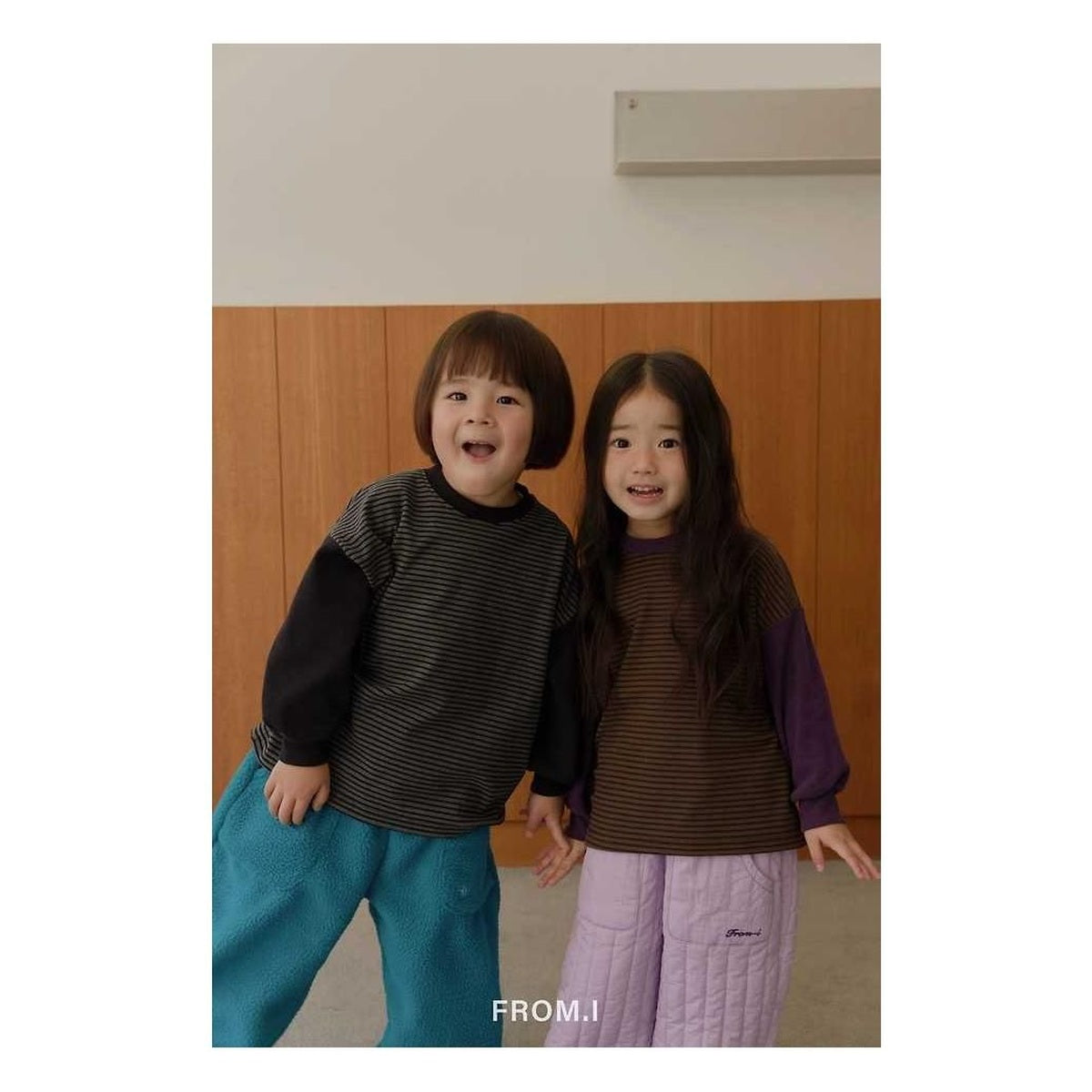 FROM I ボーダーTシャツ