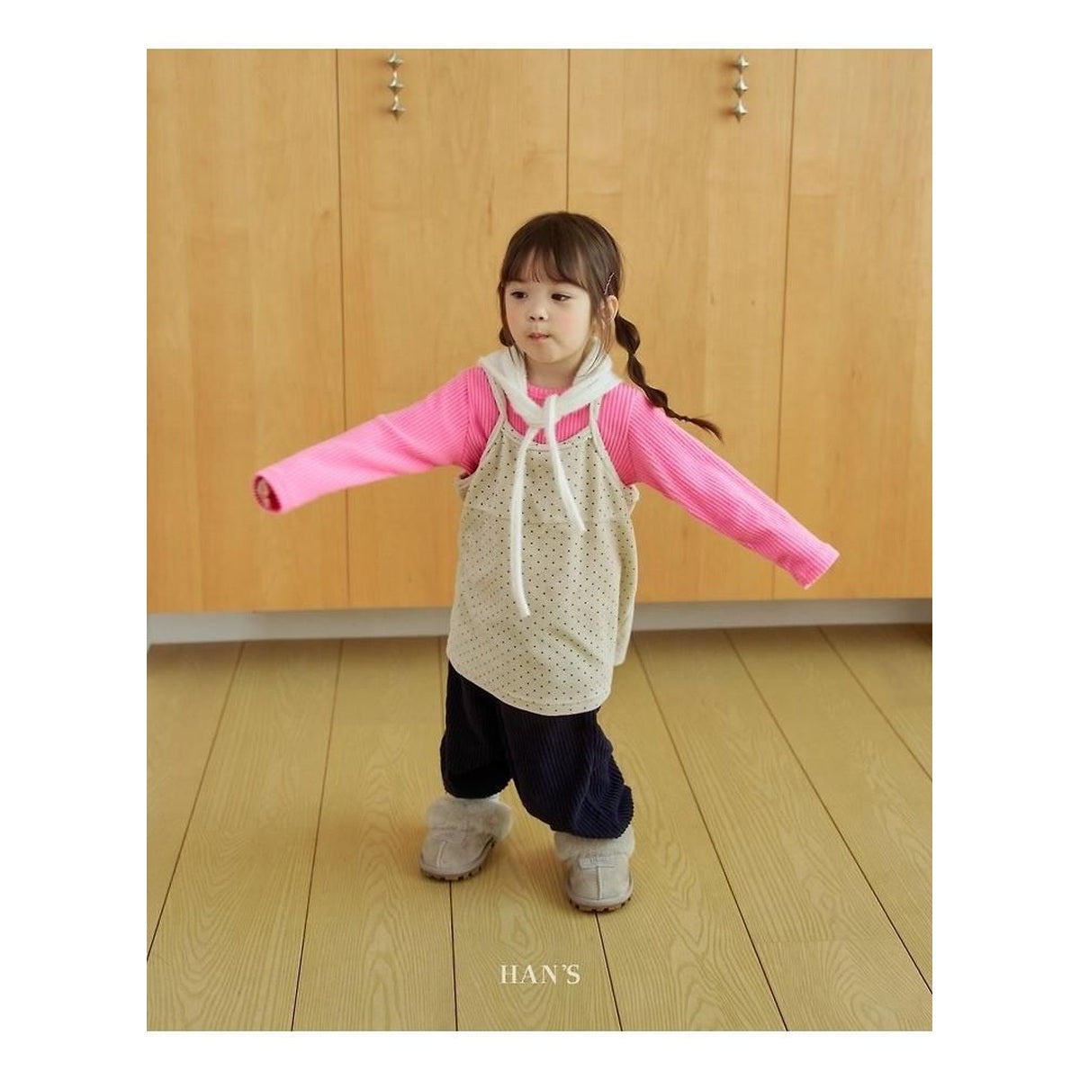Hans シューティング裏起毛Tシャツ