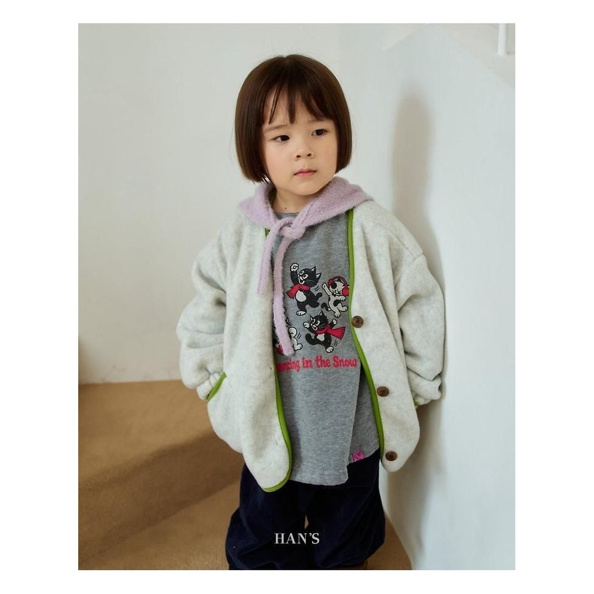 Hans ポコポカジャンパーふんわりジャンパー