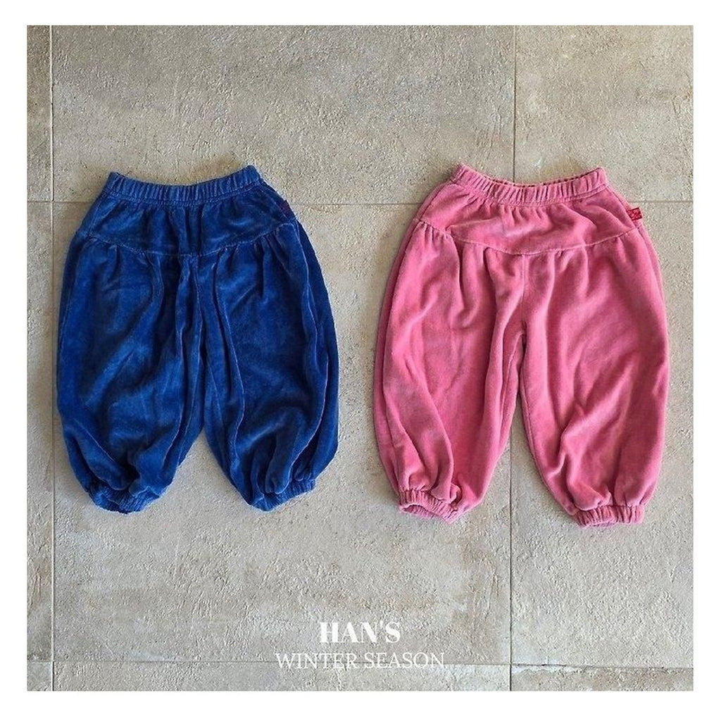 Hans トッポッ ベロアパンツ