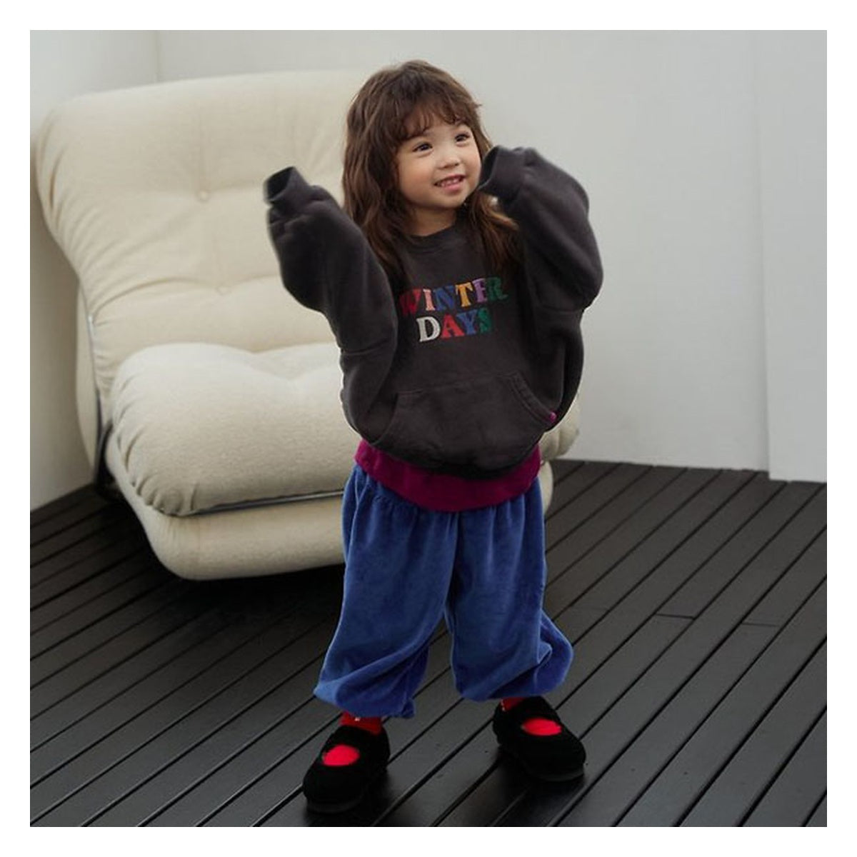 Hans トッポッ ベロアパンツ