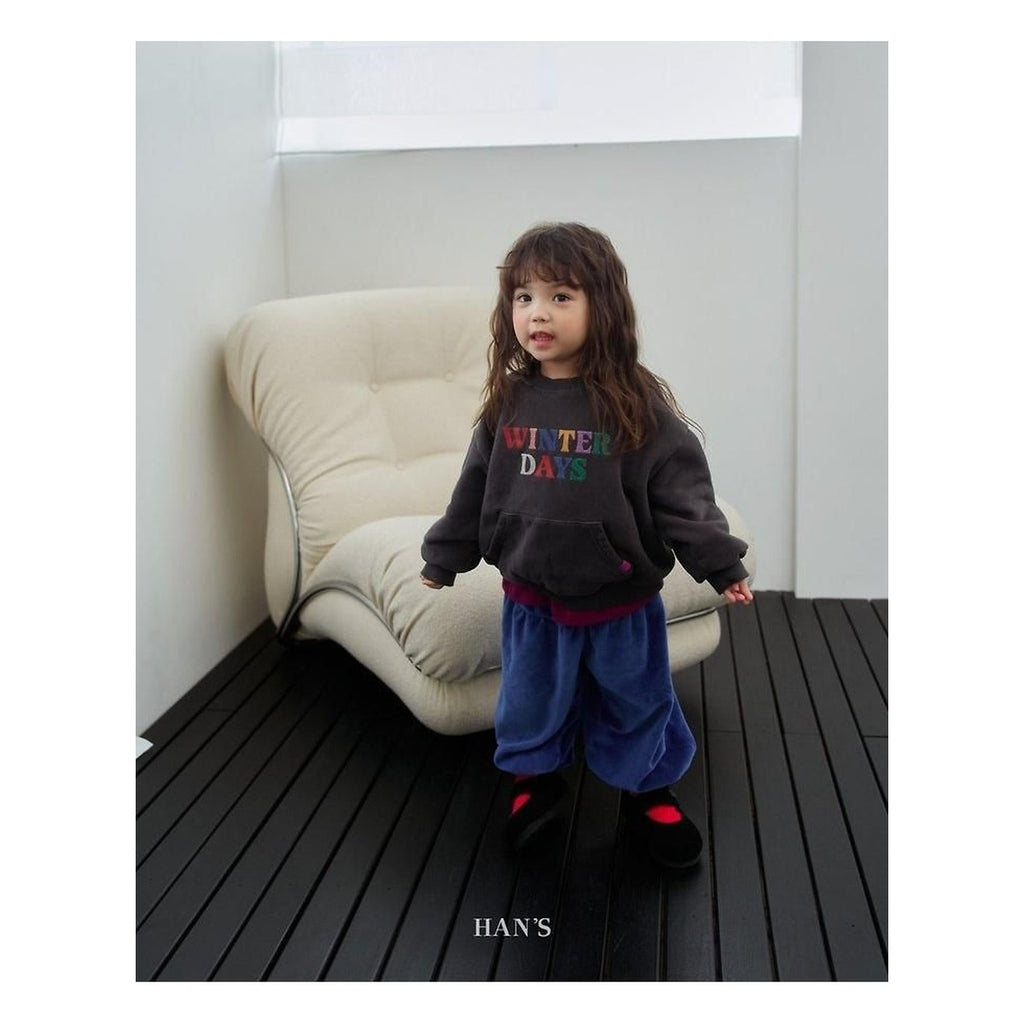 Hans トッポッ ベロアパンツ