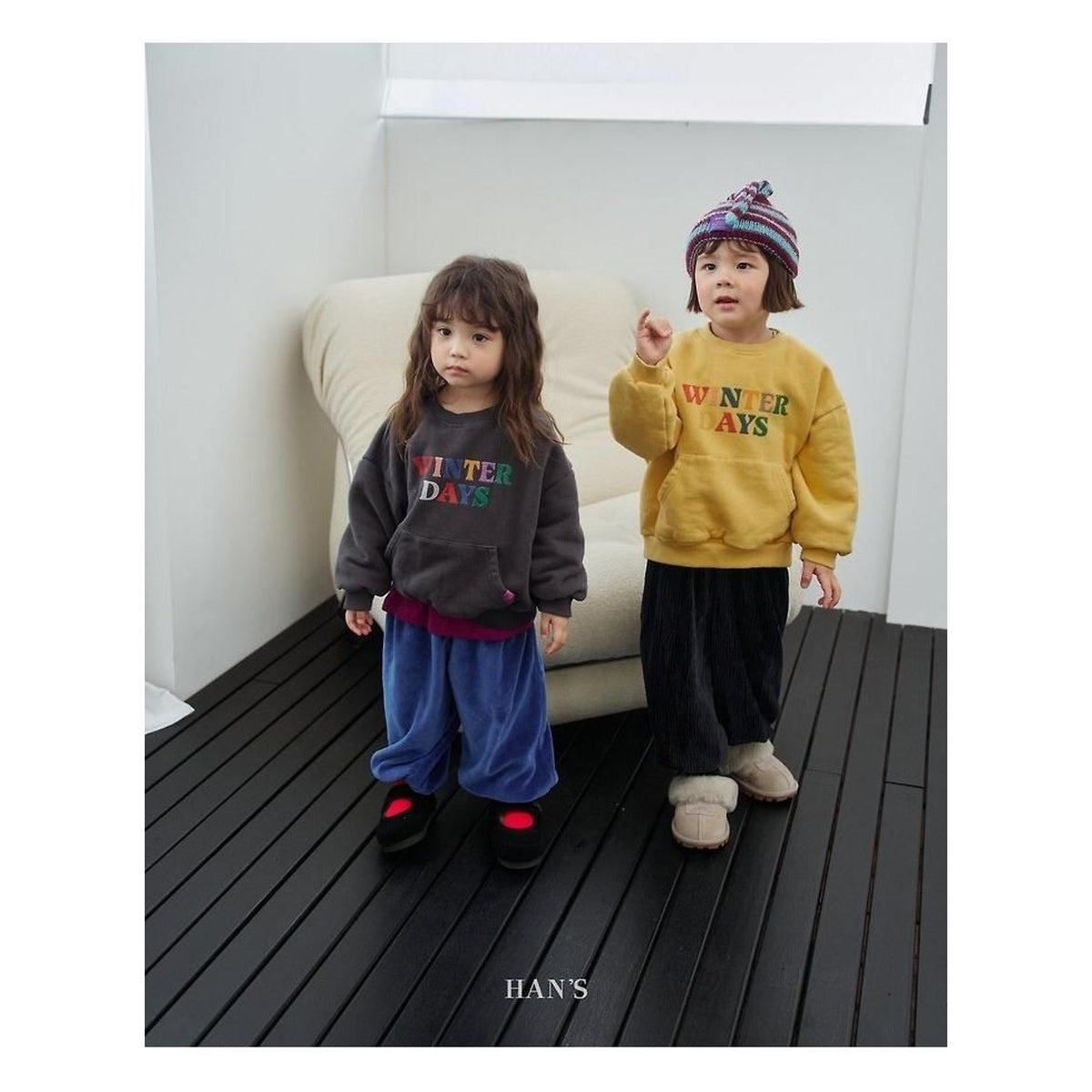Hans トッポッ ベロアパンツ