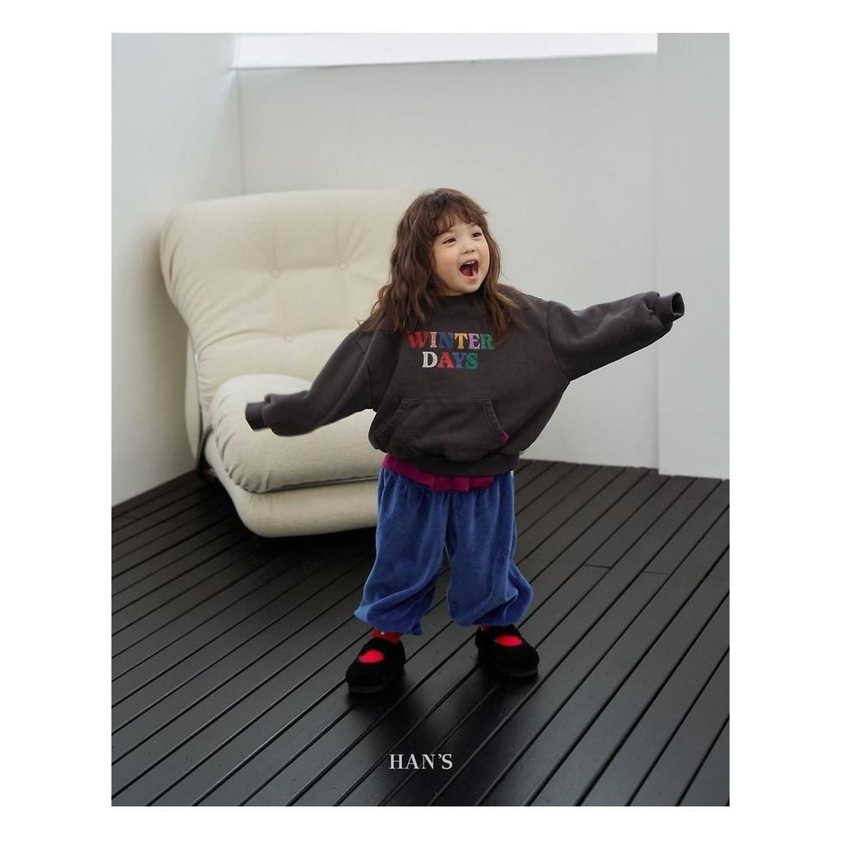 Hans トッポッ ベロアパンツ