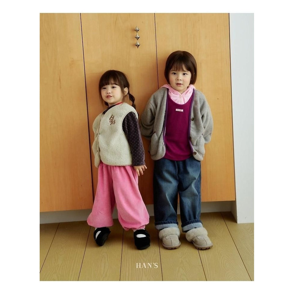 Hans トッポッ ベロアパンツ