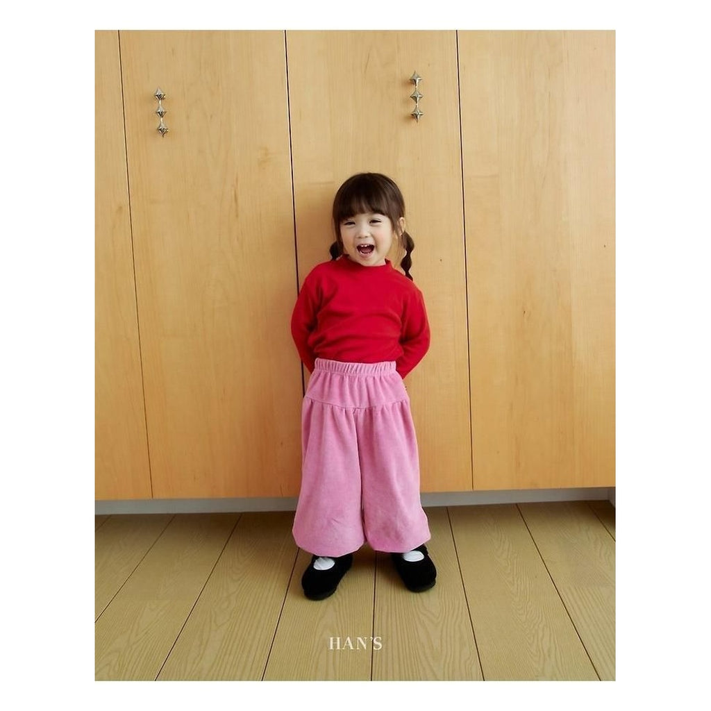 Hans トッポッ ベロアパンツ