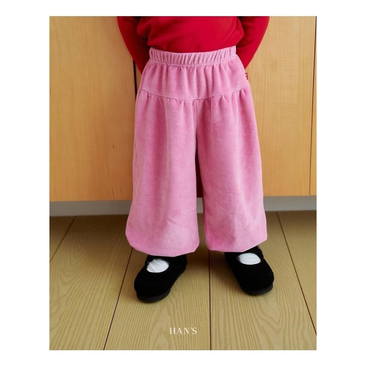 Hans トッポッ ベロアパンツ