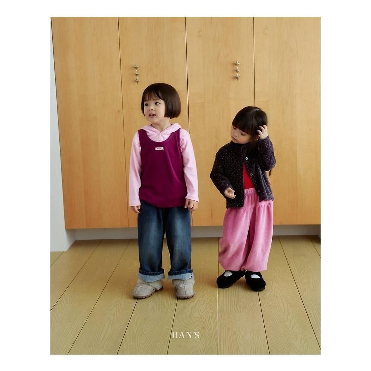 Hans 裏起毛デニムパンツ