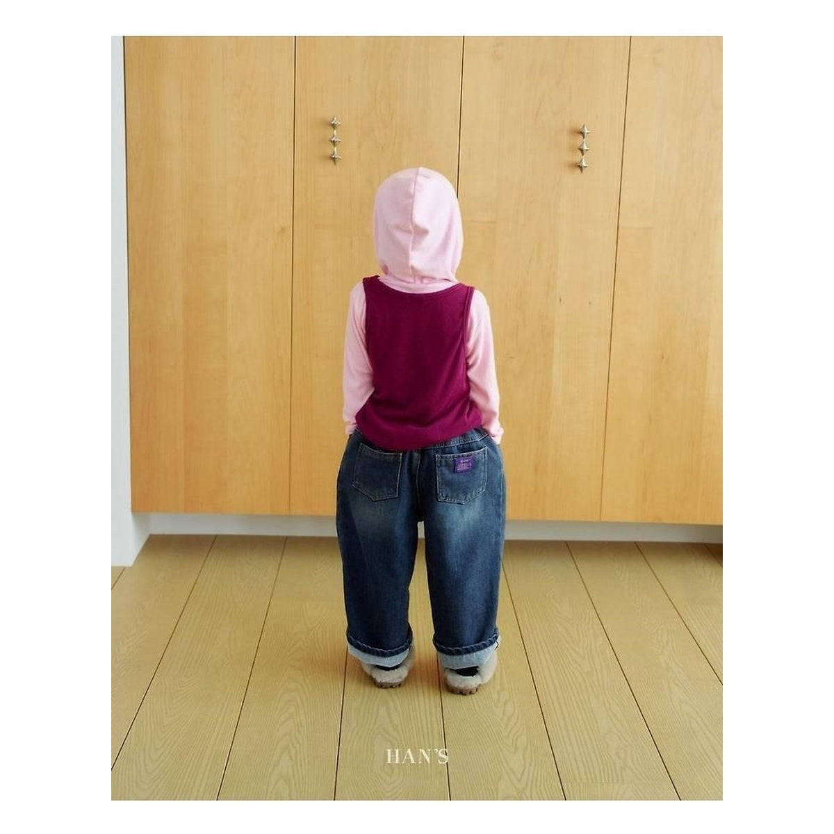 Hans 裏起毛デニムパンツ