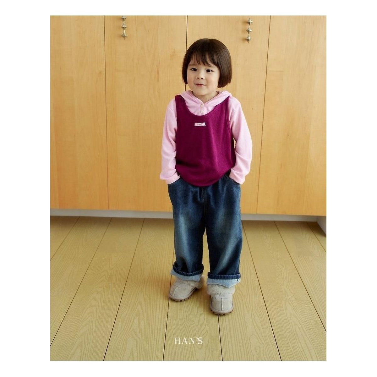 Hans 裏起毛デニムパンツ