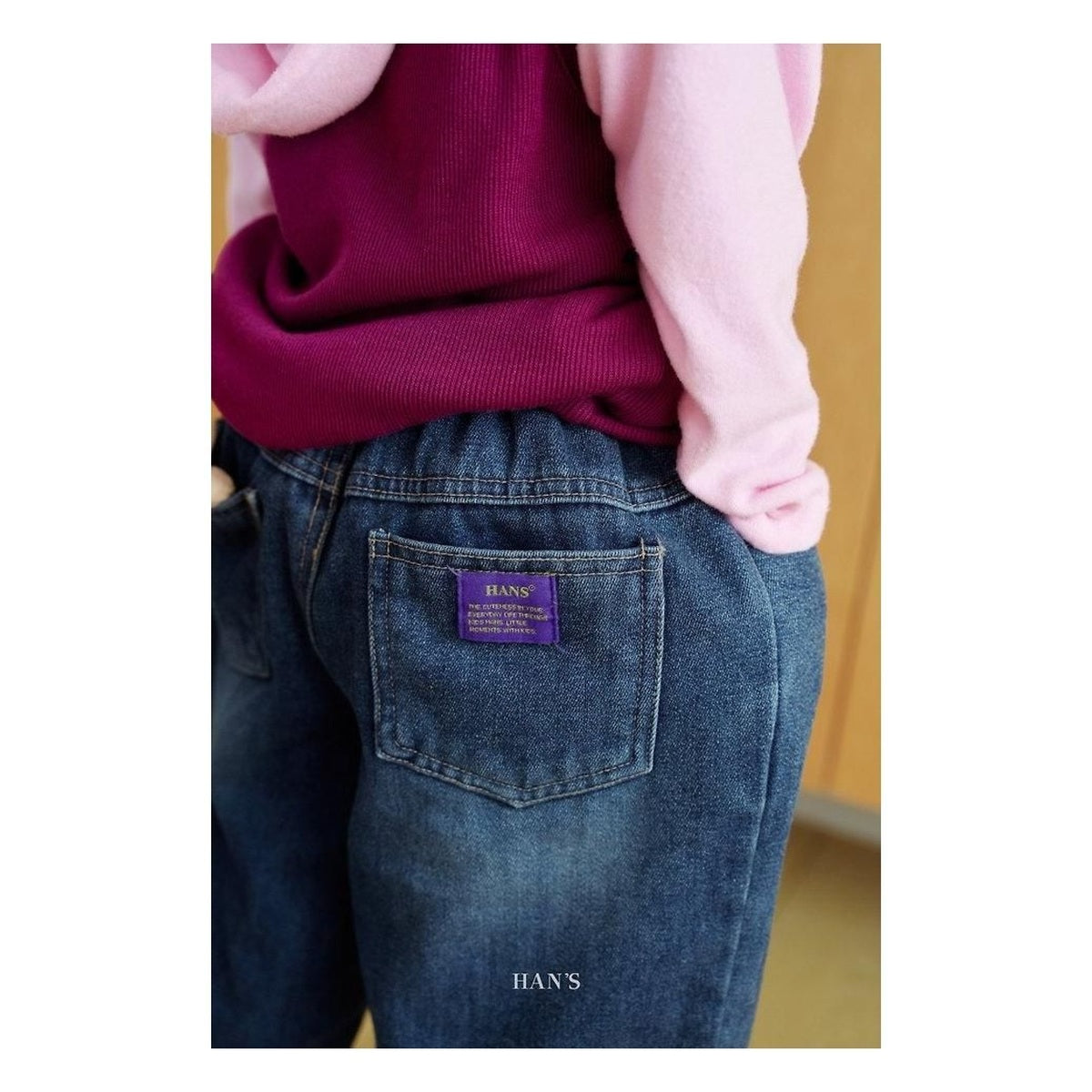 Hans 裏起毛デニムパンツ