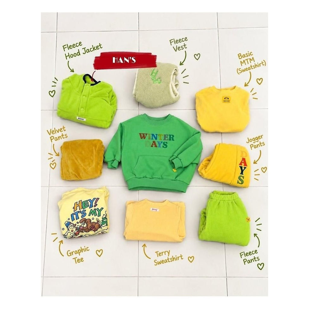 Hans ふかふかフリースパンツ