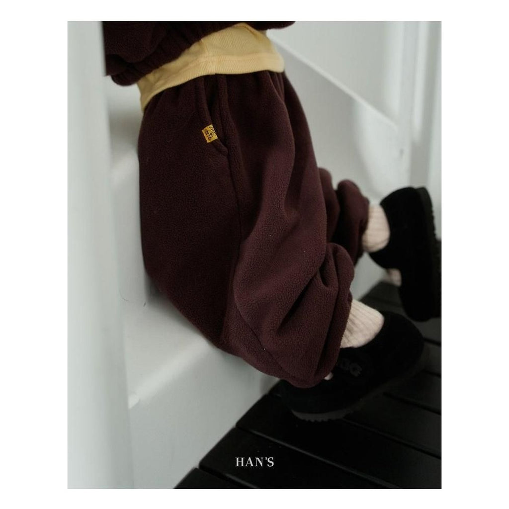 Hans ふかふかフリースパンツ