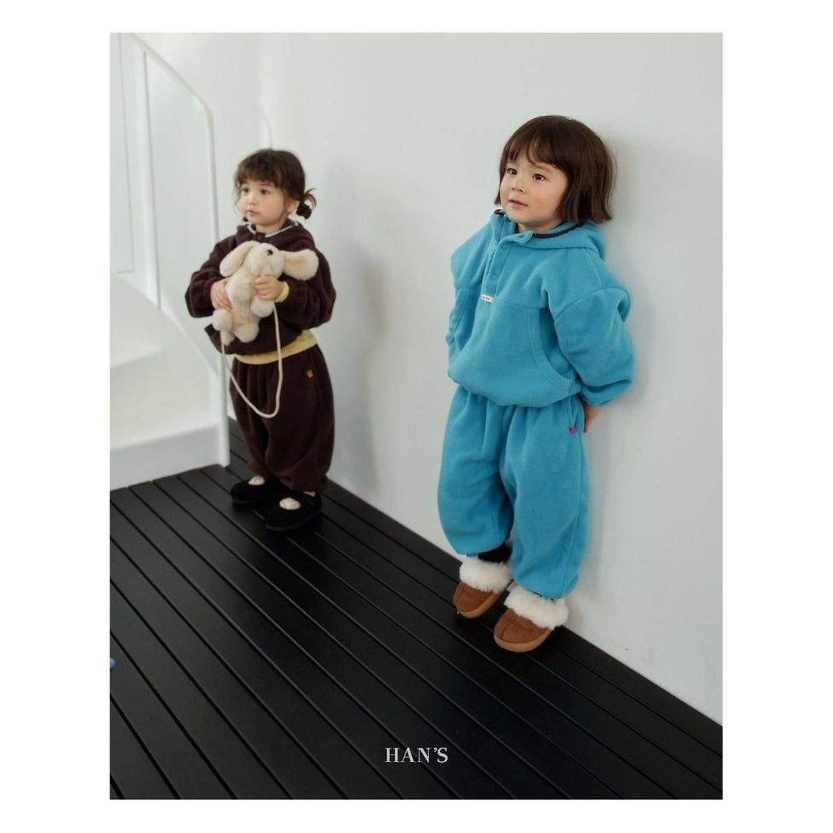 Hans ふかふかフリースパンツ