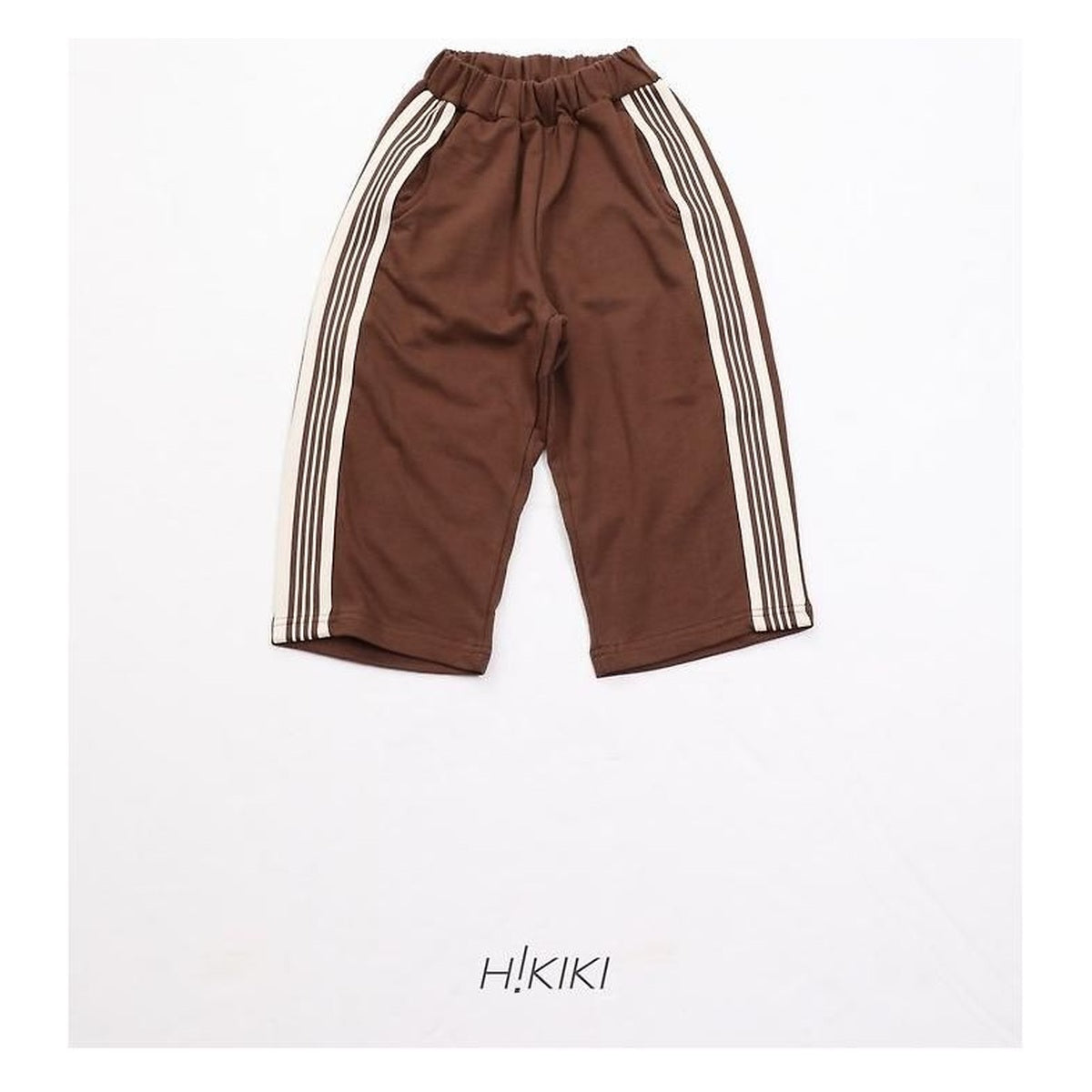 hikiki テープワイドパンツ