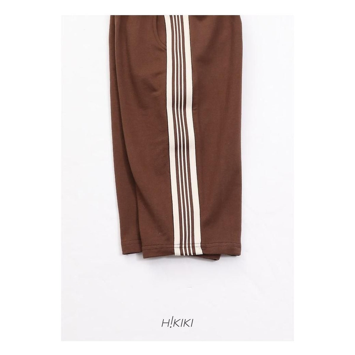 hikiki テープワイドパンツ