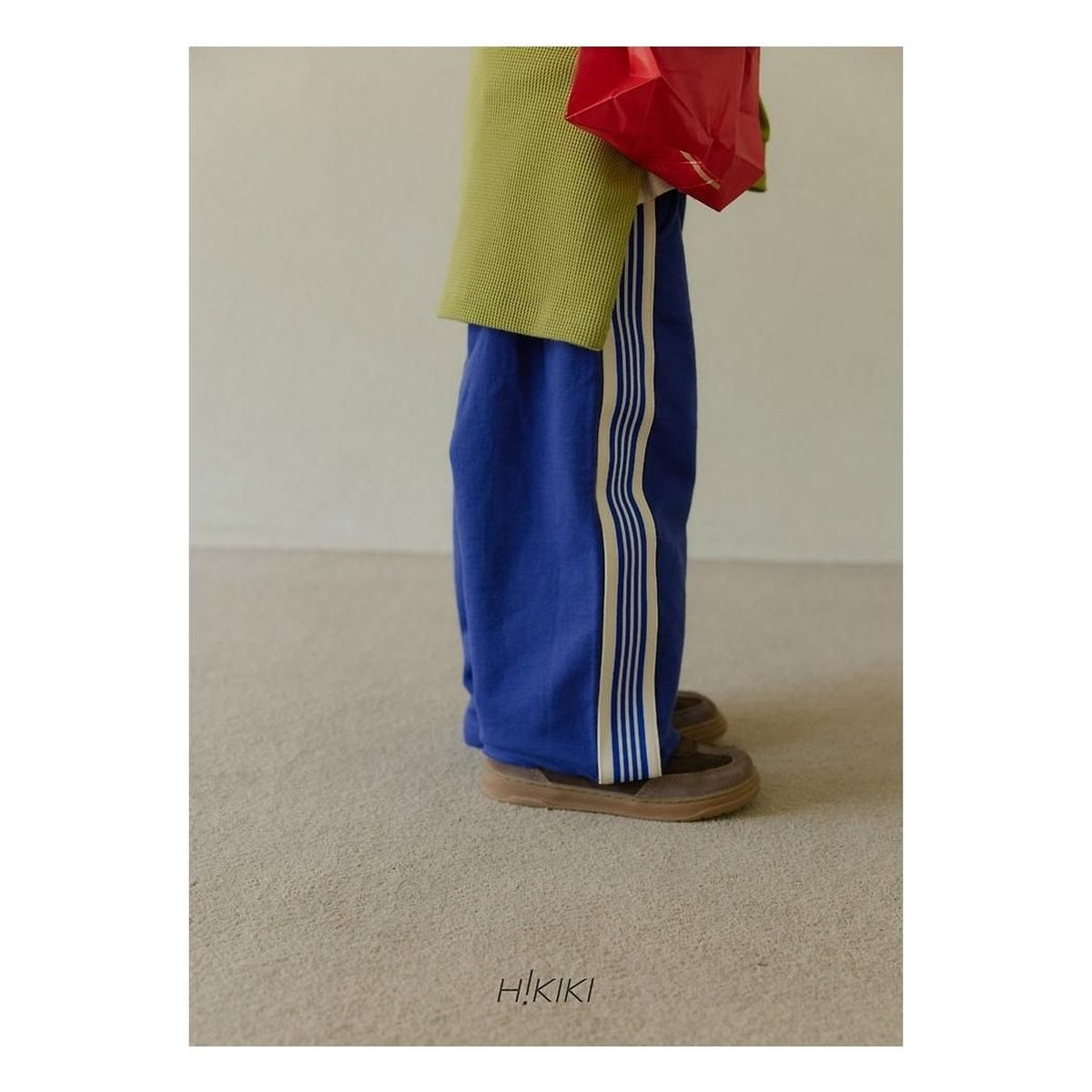 hikiki テープワイドパンツ