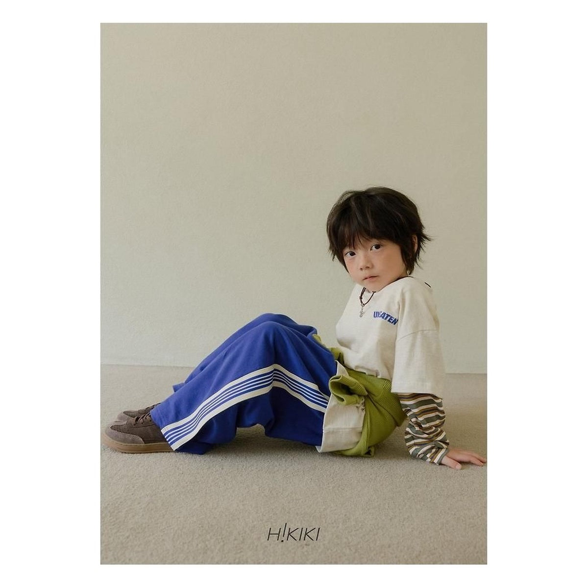 hikiki テープワイドパンツ