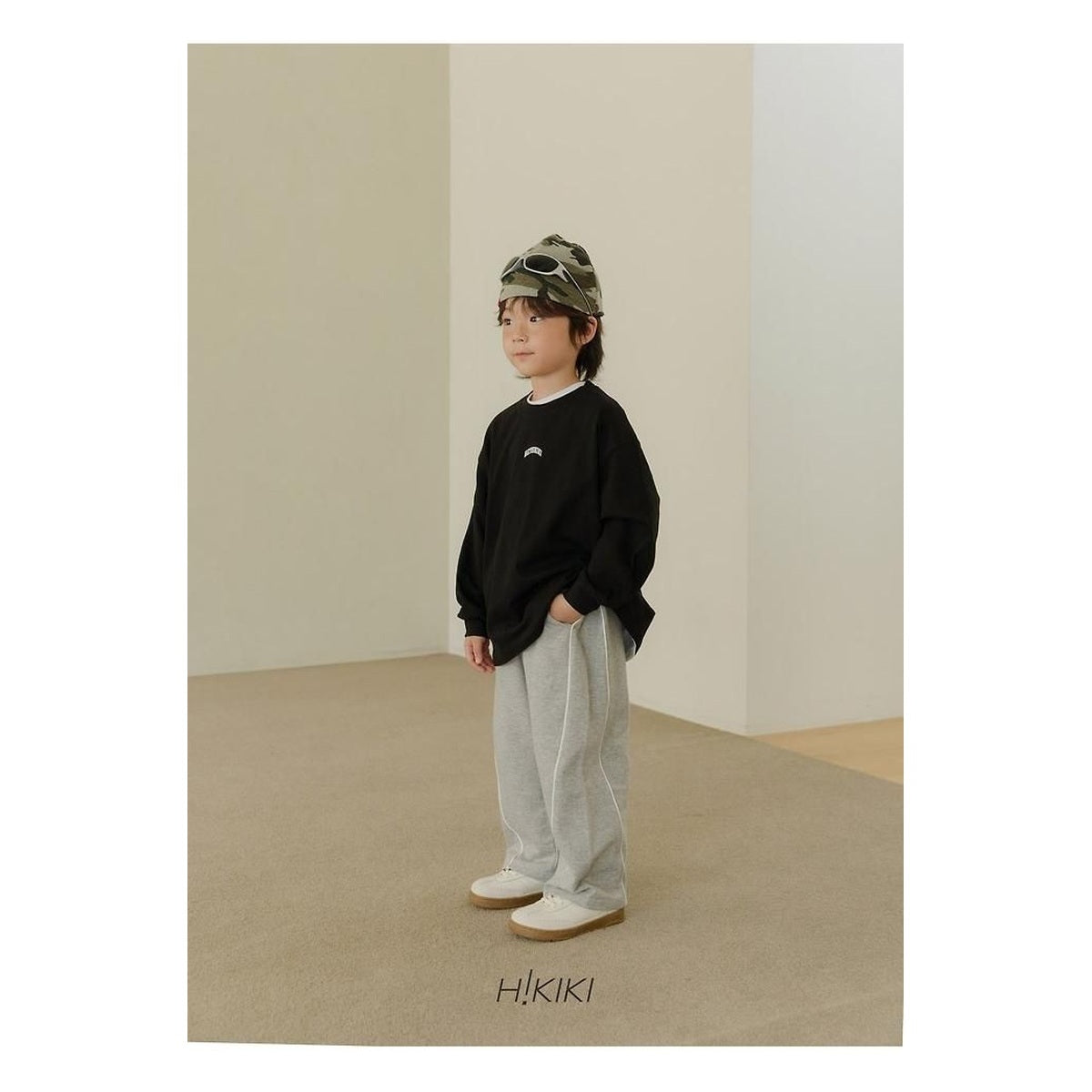 hikiki ラインワイドパンツ