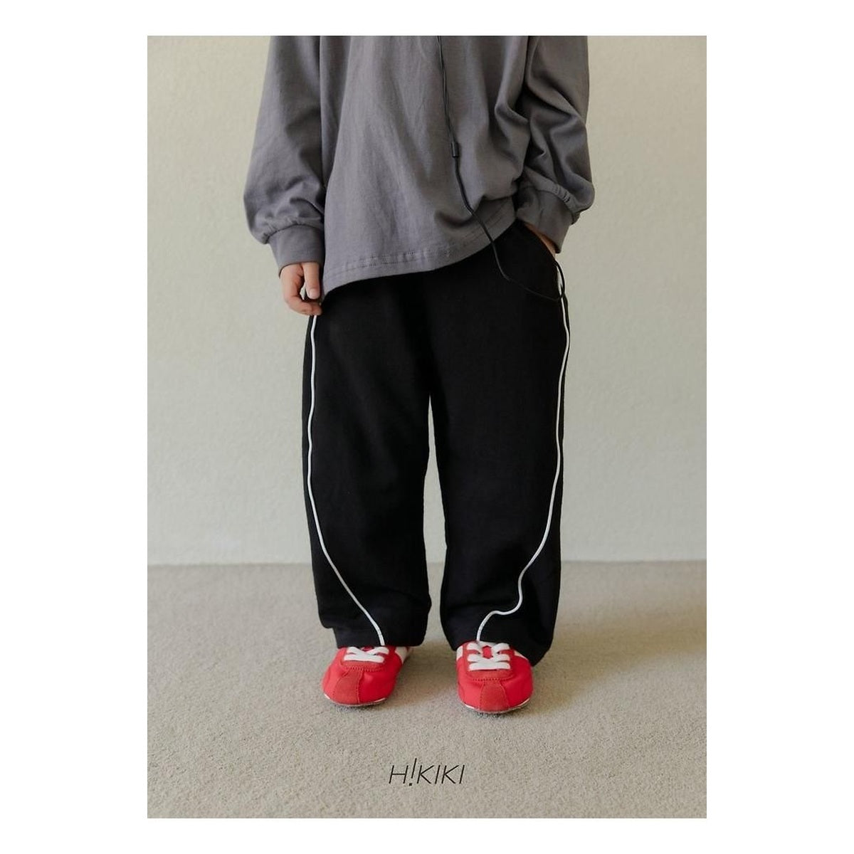 hikiki ラインワイドパンツ