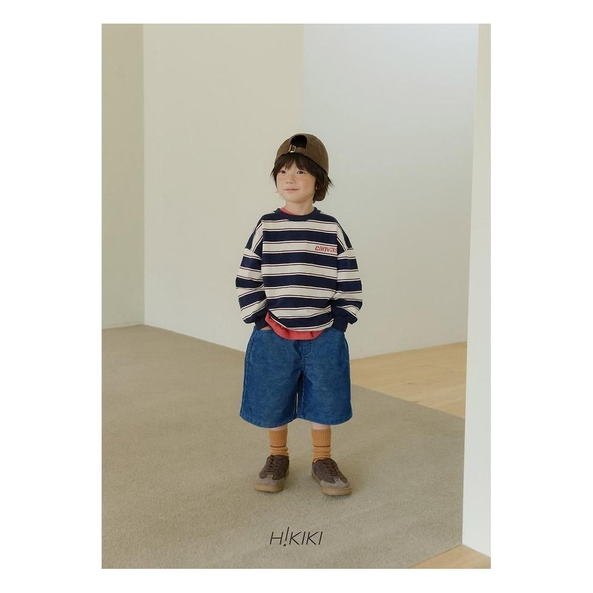hikiki コーデュロイバミューダパンツ