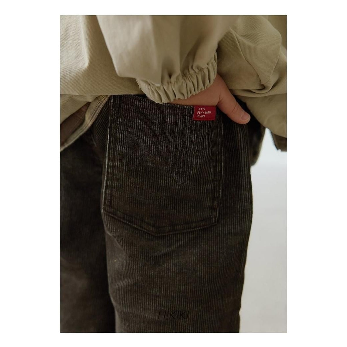 hikiki コーデュロイバミューダパンツ