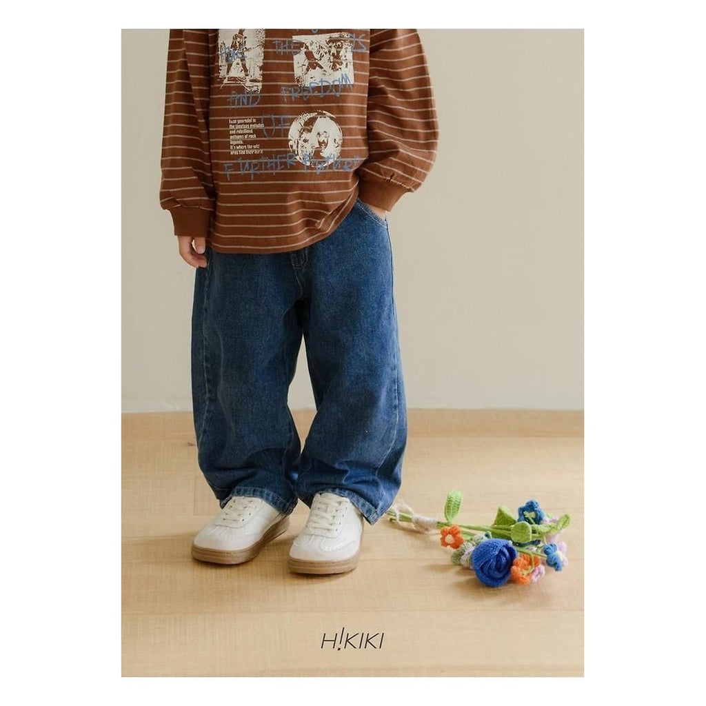 hikiki バギーデニムパンツ