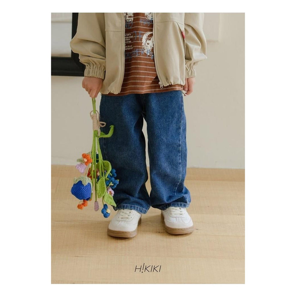 hikiki バギーデニムパンツ