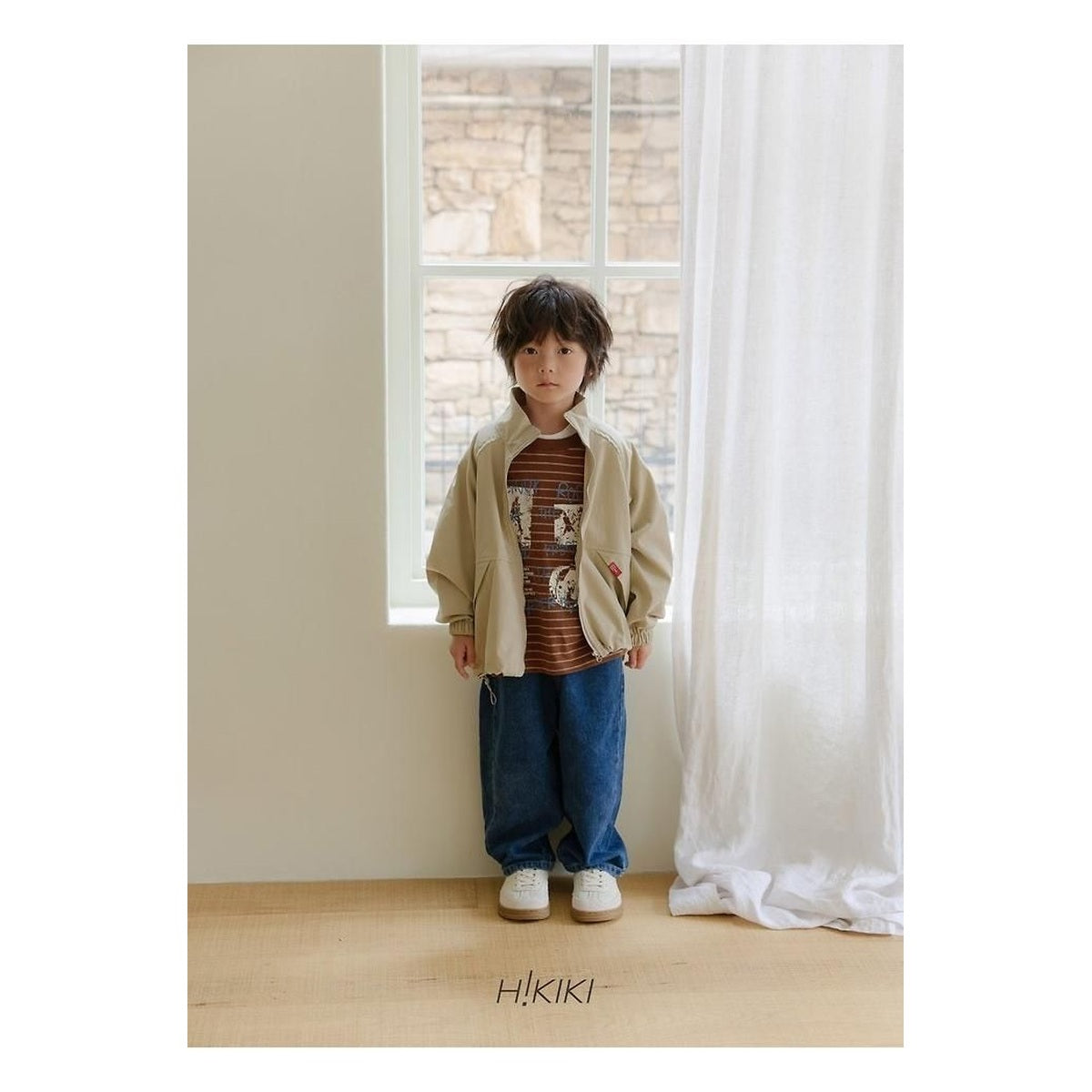 hikiki バギーデニムパンツ