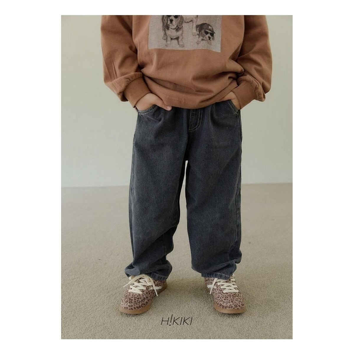 hikiki バギーデニムパンツ