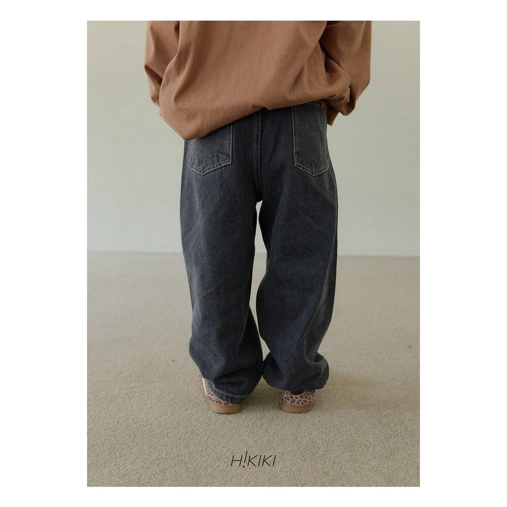 hikiki バギーデニムパンツ