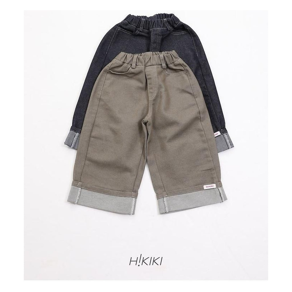 hikiki ターンアップデニムパンツ