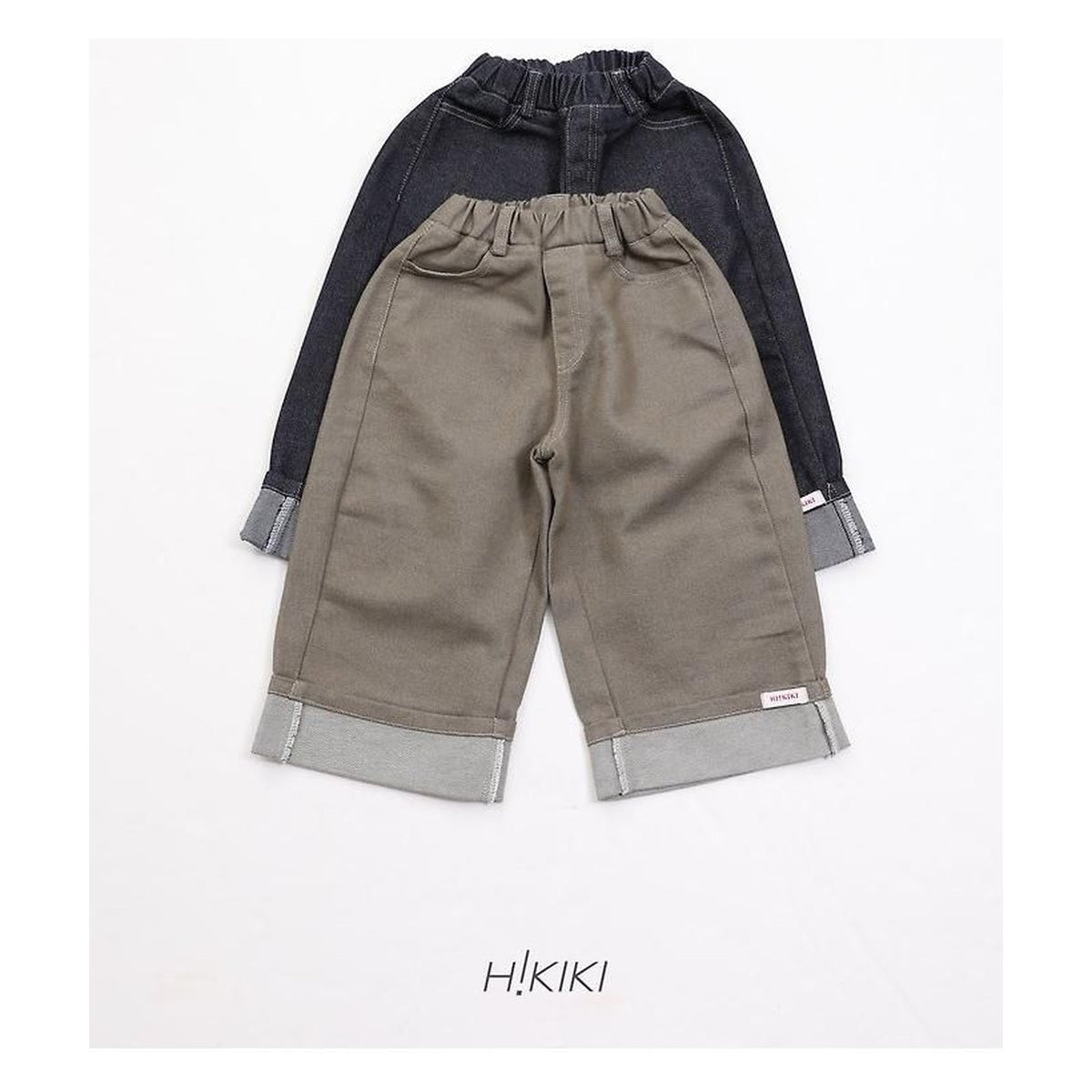 hikiki ターンアップデニムパンツ