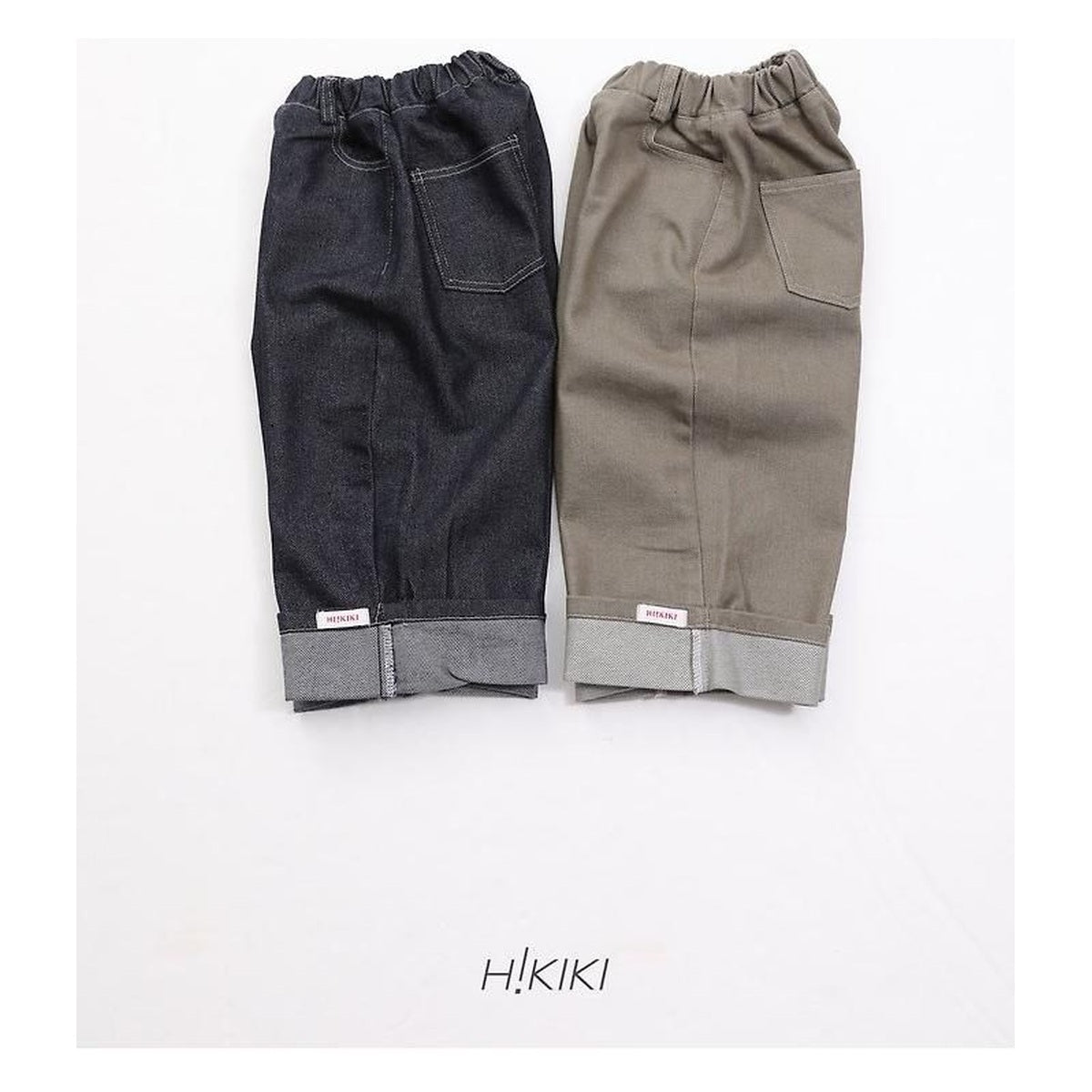 hikiki ターンアップデニムパンツ