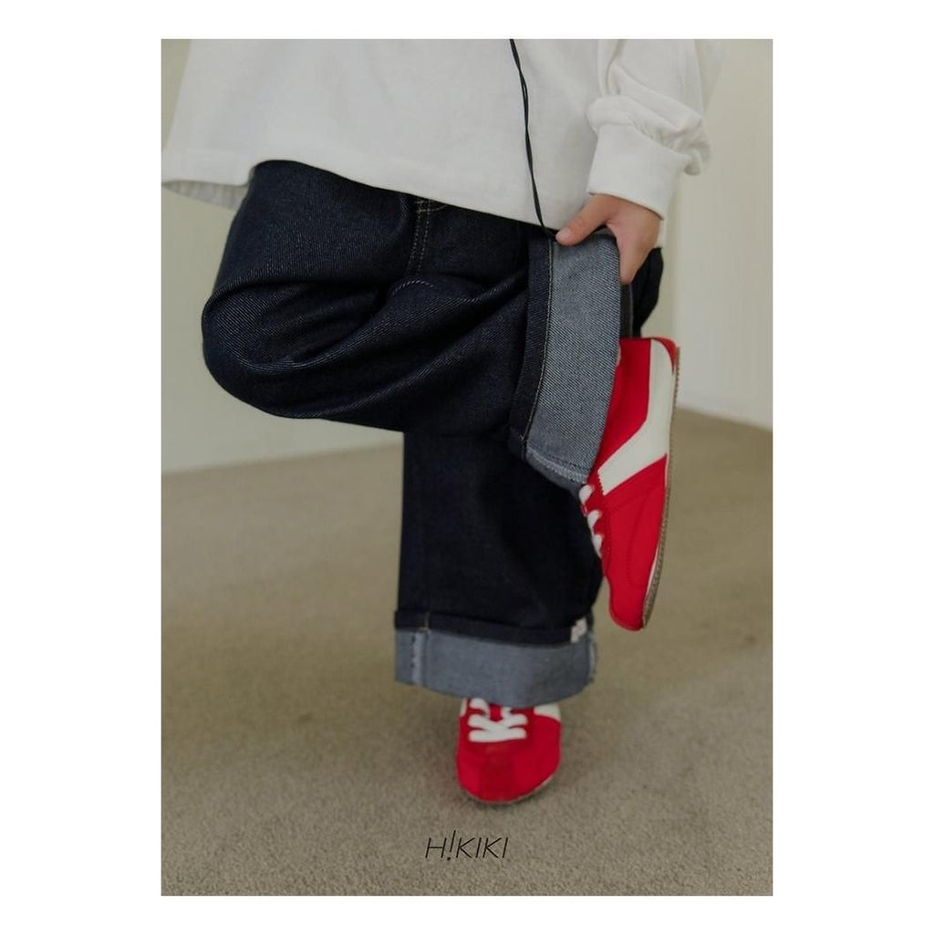 hikiki ターンアップデニムパンツ