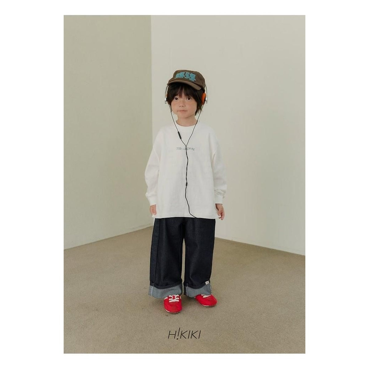 hikiki ターンアップデニムパンツ