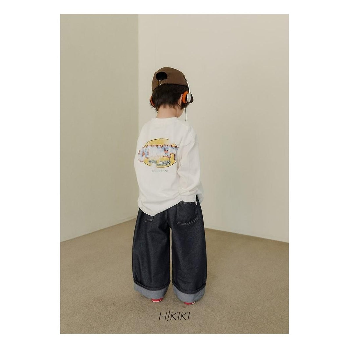 hikiki ターンアップデニムパンツ