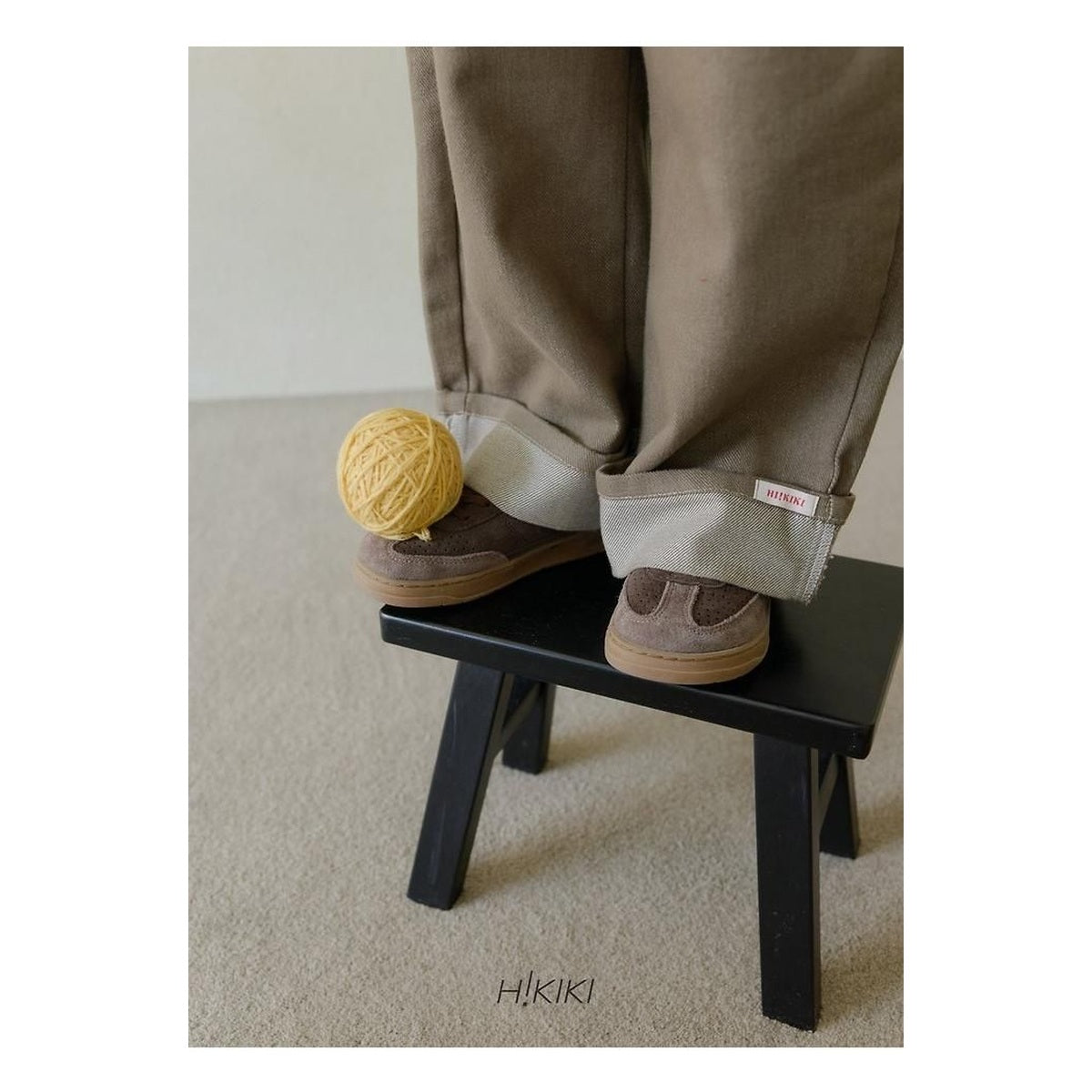hikiki ターンアップデニムパンツ